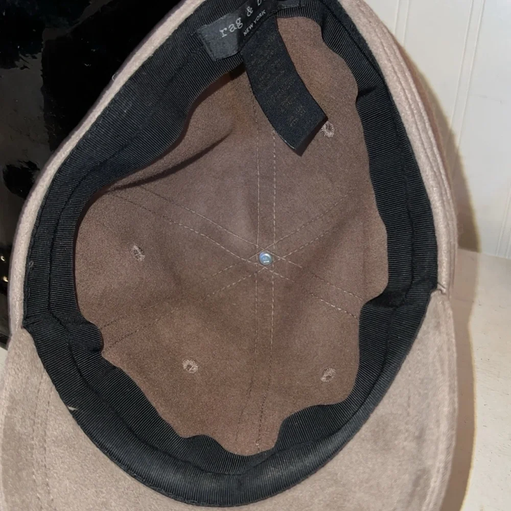 Rag & Bone wool felt cap hat Georgia equestrian - Picture 6 of 6